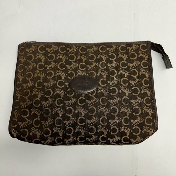 Celine Canvas Clutch - Picture 1 of 3